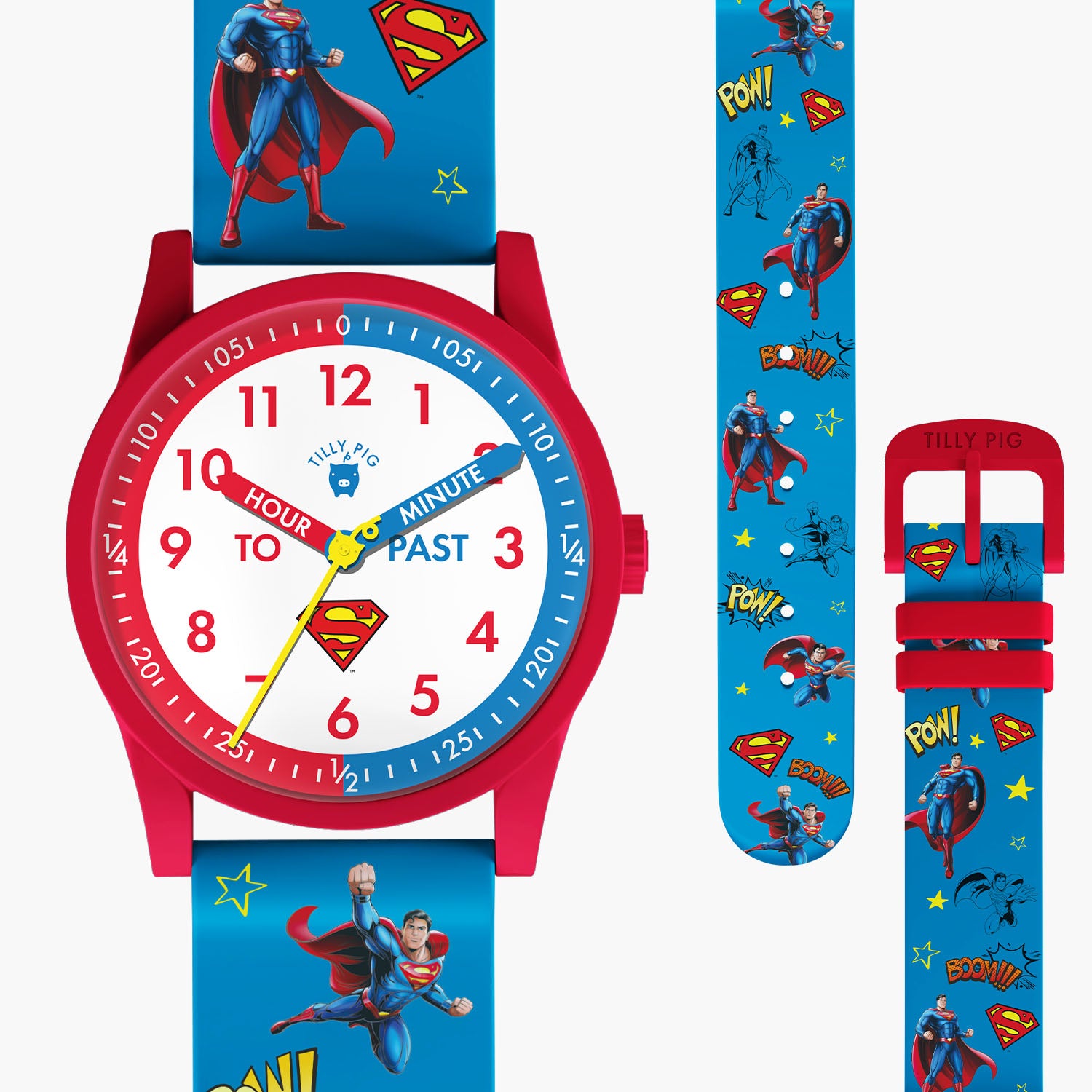 Superman man of Steel Limited Edition Watch LI-1299 DC Comics Fossil - Etsy
