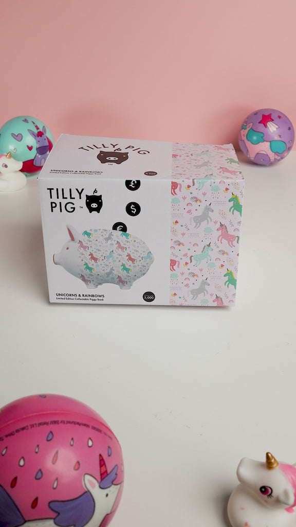 Tirelire Licornes & Arc-en-ciel - Céramique - Tilly Pig